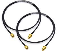 Câble SMA 1 m Rallonge Antenne 5G 4G LTE GSM GPS Adaptateur de SMA Male à Femelle Câble Coaxial RG174 pour Routeur Mobile Gateway Modem 4G Camera Radioamateur Récepteur ADS-B RTL-SDR,2 pcs