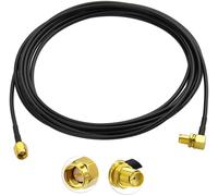 Cable SMA Rallonge Antenna 4G 3m Adaptateur de SMA Male à Femelle Angle Droit RG174 pour RC FPV Multicopter TX RX Huawei Bluetooth WiFi Réseau sans Fil Routeur