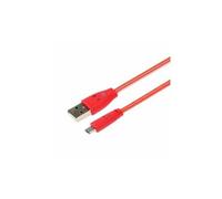 Cable smiley lightning pour iphone 11, 11 pro & 11 pro max led lumiere apple chargeur usb connecteur (rouge)