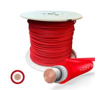 Câble Solaire SOLARTRONICS Vendu au mètre 6mm² - 100 m Rouge - certifié - rallonge de câble photovoltaïque - Fabriqué en Allemagne