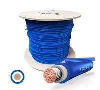 Câble Solaire SOLARTRONICS Vendu au mètre 6mm² - 25 m Bleu - rallonge de câble photovoltaïque - Fabriqué en Allemagne
