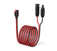 Câble Solaire vers Anderson 10AWG, Câble de Charge Solaire, Connector Anderson 45A pour Centrale Électrique, Panneau Solaire, Générateur Solaire(6m)
