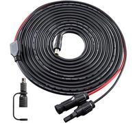Câble solaire vers câble CC de 8 mm avec adaptateur DC 7909 à 8020, câble solaire 14 AWG compatible avec Jackery Explorer 240/1000/2000 Pro Plus Bluetti EB70/EB3A/AC200MAX Anker 535/555 Powerstation