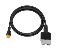 Câble solaire XT60F 50A 3 mètres pour station EcoFlow | Cuivre pur 14 AWG, charge continue 50 A, perte de tension minimale, pour écoflow et pour jackery, résistant aux intempéries