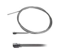 CABLE SOUPLE ACIER 2MM x 2.5M TETE POIRE 6x6MM MOTOCULTEUR TRACTEUR TONDEUSE MOTOCULTURE ACCELERATEUR FREIN TRACTION EMBRAYAGE