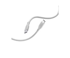 Câble souple Cellularline - Câble USB-C vers USB-C 1,2 m (Gris)