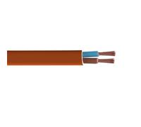 Câble souple HO3VVH2-F - 2 x 0,75 mm² - 10 m - marron DEBFLEX