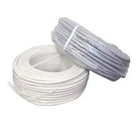 Câble souple HO5 VV-F 50m 2 x 1,5mm² blanc - FILS & CABLES - 007405 (DPA) Blanc G