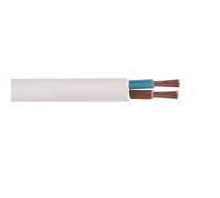 Bobinot de câble - Bobine de fils électrique - Câble électrique - Couronne de câble - Bobinot Câble Souple 10 mètres HO5VV-F 2X1.5 mm ² - Blanc - 142321 Debflex