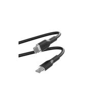 Câble souple PURO ICON - Câble USB-C vers Lightning MFi 1,5 m (Noir)
