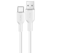 Câble Souple USB-A USB-C 18W 1,5m Modèle Icon Charge Rapide PURO Blanc