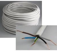 Câble sous gaine en plastique NYM-J, 5x1,5mm2, 50m-anneau