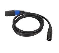 Câble Speakon vers XLR, Câble D'extension de Haut-Parleur Speakon Femelle vers XLR 3 Broches Mâle, pour Amplificateur Pro DJ PA Stage, 5,9 Pieds