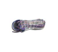 Câble spiralé 2-5 broches for ruban lumineux 22 AWG, gaine solaire extérieure, multicolore, longueurs multiples(4pin black,5 meters)
