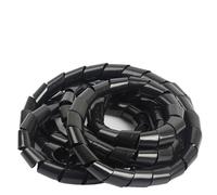 Câble spiralé, 3 mètres de câble spiralé de Protection 3 mm 4 mm 5 mm 8 mm 10 mm Bande Noire Tube enroulement Tuyau Fil Manchons Spirale enroulement Gaine enroule câble(3mm Tube Diameter)