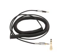 Câble spiralé à baïonnette Crystal Clear Calls pour Sennheiser, conception à ressort, cordon stéréo HiFi, réduction du bruit, audio haut