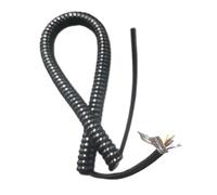 Câble spiralé à ressort à 9 conducteurs de 0,15 mm² - Fil télescopique blindé, 1 pièce - Rallonge isolée durable et flexible for un usage domestique industriel(Stretch 14Meters)