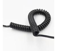 Câble spiralé à ressort en polyuréthane, noyau 7/8/10, 22awg, fil enroulé multicœur rétractable de 1 à 15M(Stretch 7 meter,10 cores 22 AWG)
