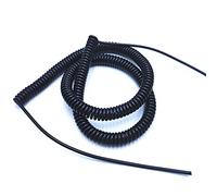 Câble spiralé à ressort fil télescopique 3 conducteurs 24AWG0,2 mm 20AWG0,5 17AWG1,0 14AWG2, Fil d'extension extensible Extensible, mètres,0MM