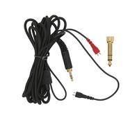 Câble spiralé de longueur confortable pour casques Sennheiser HD, qualité sonore améliorée grâce aux connecteurs en cuivre 3,5 mm et 6,5 mm,
