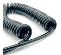 Câble spiralé extensible à ressort Câble spiralé 2,5-7,5 mètres 6/8 conducteurs 20/24AWG(6-core 20AWG)