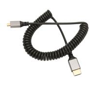Câble spiralé extensible ultra haute vitesse, fil de cuivre pur pour des performances inégalées, longueur 5 m, branchez et jouez, pour home