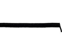 Câble spiralé LAPP UNITRONIC® SPIRAL 73220214 500 mm / 2000 mm 4 x 0.14 mm² noir 1 pc(s)