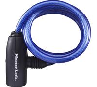 Câble spiralé Master Lock. 1,80m avec 2 clés 8127EURDPRO
