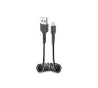 Câble spiralé micro USB transfert de données et chargement