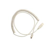 Câble Spiralé pour Clavier Mécanique Type-c ABS, Connexion Stable | Interface Plaquée Or, Contacts Résistants à Corrosion, Usage Bureau et Gestion du Câble pour PC
