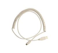 Câble Spiralé pour Clavier USB-c en Abs, Structure en Tube Enroulé