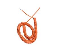 Câble spiralé thermorétractable, Spring Spiral Cable Stretch 2 Cores 20AWG 1-15 Meters Telescopic