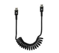 Câble spiralé USB Type-C > Type-C - 100 cm