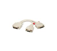 Câble splitter DVI-I (M) -> DVI-D (F) + VGA (F)