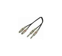 Stagg STC3PCM Câble Twin Jack-RCA Phono 3 m Noir