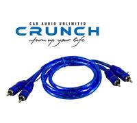 Câble stéréo audio RCA de haute qualité Crunch CRC1 double blindage avec télé...