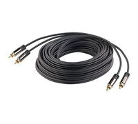 : Câble stéréo Premium Cinch / Cinch mâle - 10 m