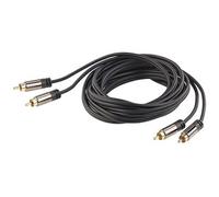 Auvisio Câble stéréo Premium Cinch / Cinch mâle - 3 m