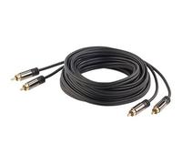 Câble stéréo Premium Cinch / Cinch mâle - 5 m