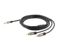 Câble stéréo Premium Cinch / Jack 3,5 mm mâle - 2 m G