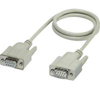 Câble SUB-D préconfectionné [1x SUB-D femelle 9 pôles - 1x SUB-D mâle 9 pôles] 1.00 m blanc Phoenix Contact VS-09-DSUB-20-LI-1,0 1656233