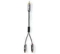 Câble subwoofer Nedis CATB24010GY02 Gris Métal Gun G