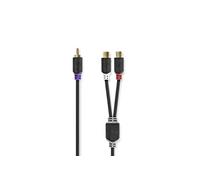 Câble Subwoofer RCA Mâle - 2x RCA Femelles 0,2 m Anthracite