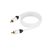 Real Cable RCA M/RCA M, 7m câble audio Blanc