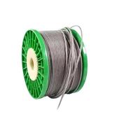 Câble suspendu en acier inoxydable 304, Câble en acier inoxydable 304 gainé PVC, dimensions 1x7, 7x7 et 7x19, diamètre 0,6 à 12 mm, longueur 1 10 m, for étendoir linge(0.6mm (7x7)-10 Meter)