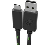 Snakebyte CHARGE CABLE SX (3 m) - Câble USB type C, USB 2.0 vers connecteur C, câble de charge rapide, câble en maille USB C, convient pour Xbox Series X, PS5, Samsung Galaxy, Huawei, Xiaomi, etc.