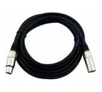 Omnitronic 30220405 XLR Câble de liaison [1x XLR mâle 3 pôles - 1x XLR femelle 3 pôles] 1.00 m noir