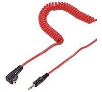 CABLE SYNCHRO FLASH 10 m, prise PC/Jack 6,35mm, rouge - KAI1409 G