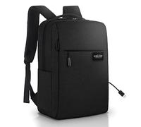 Cable Technologies Sac à dos pour ordinateur portable 15,6 pouces, porte-ordinateur portable jusqu'à 15,6" avec prise USB, tissu imperméable, pc, laptop, voyage, excellent cadeau pour homme femme