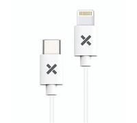 Wefix Câble téléphone portable Lightning USB-C pour iPhone 2 m Blanc